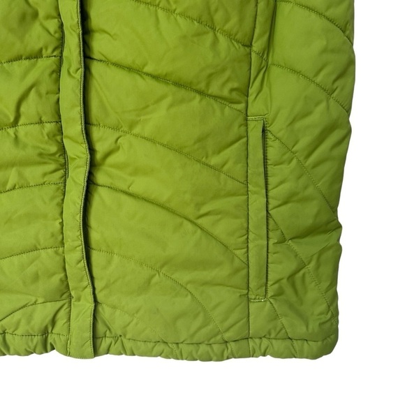 Lands End Green Quilted Puffer Vest, Small - Picture 3 of 7